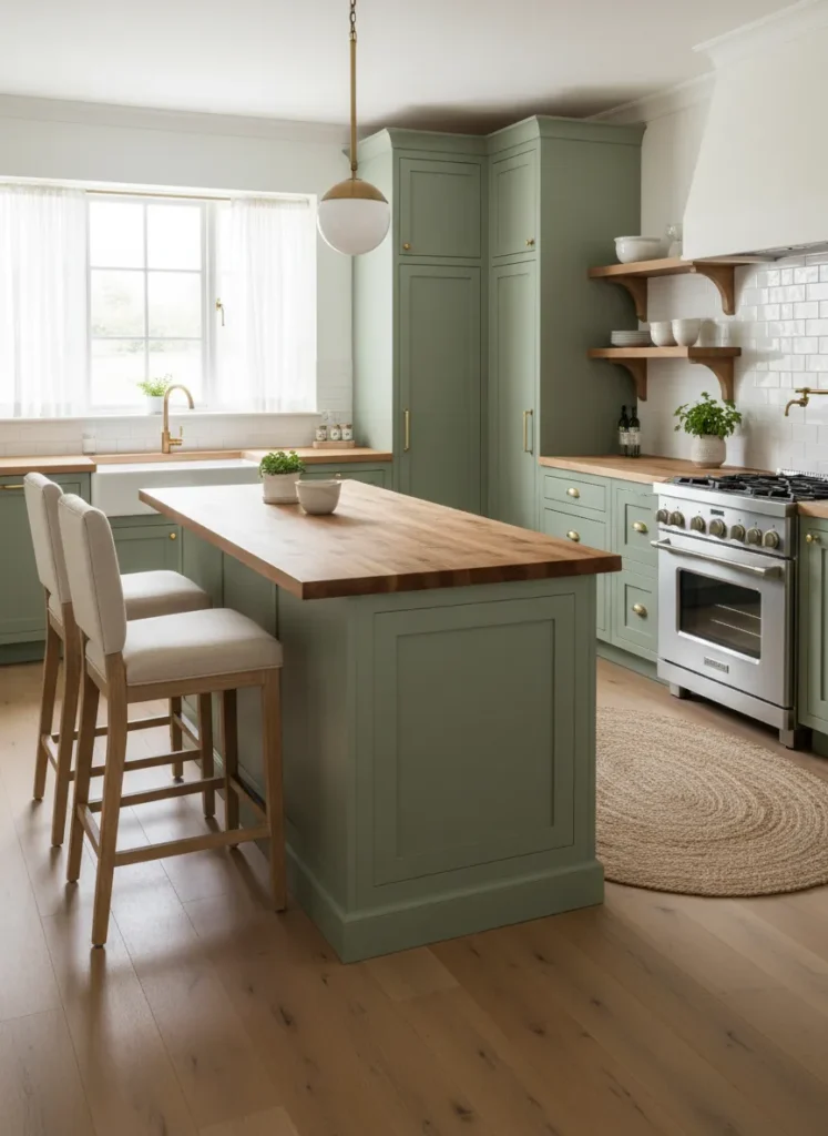 Sage Green Cabinetry