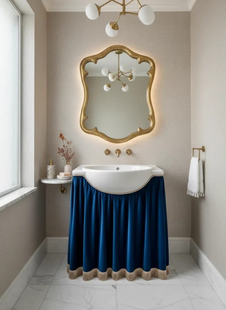 Sapphire Velvet Accents