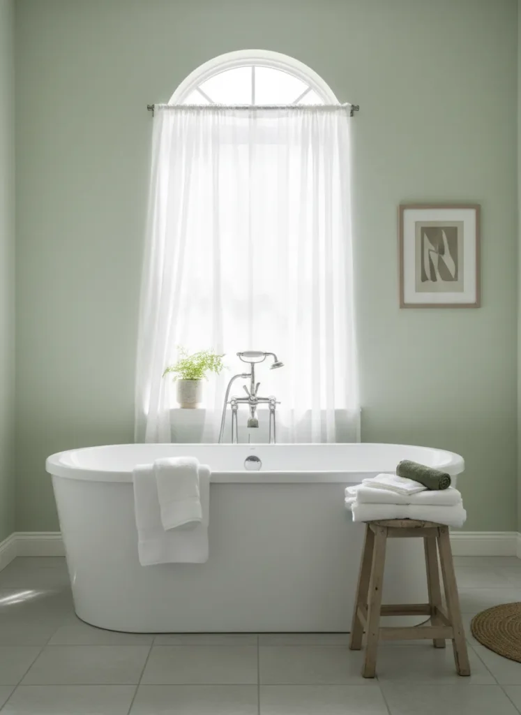 Serene Sage Green Walls