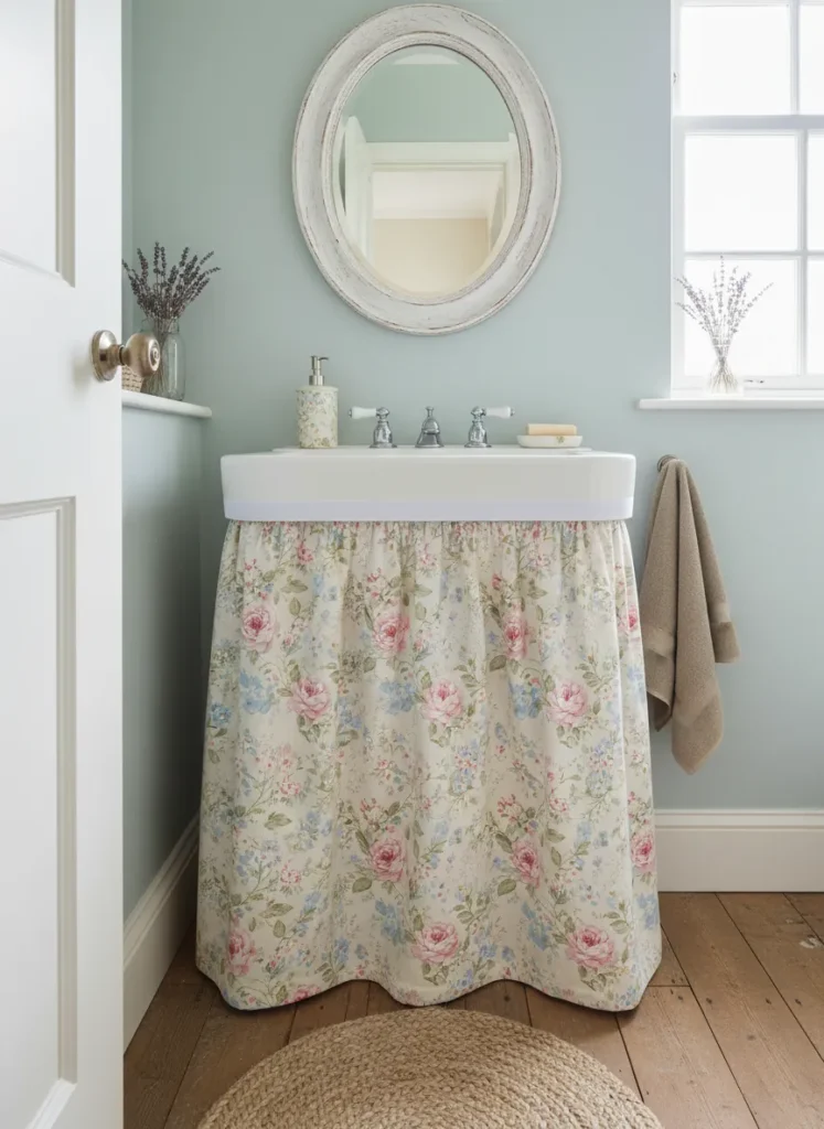 Skirted Pedestal Sink