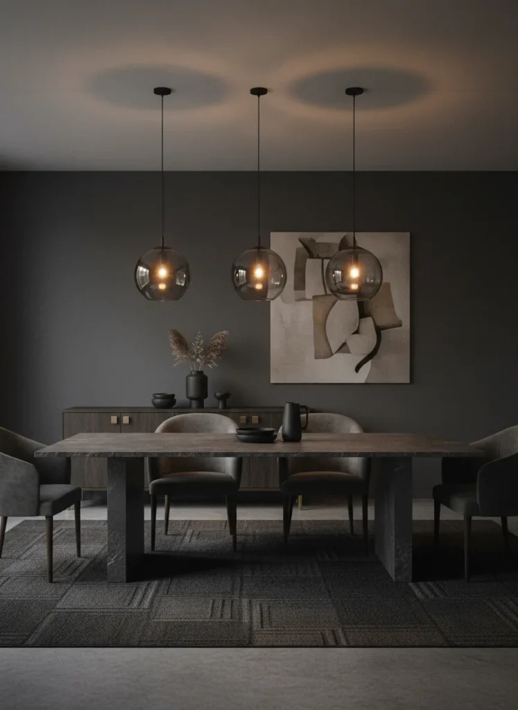 Smoked Glass Pendants