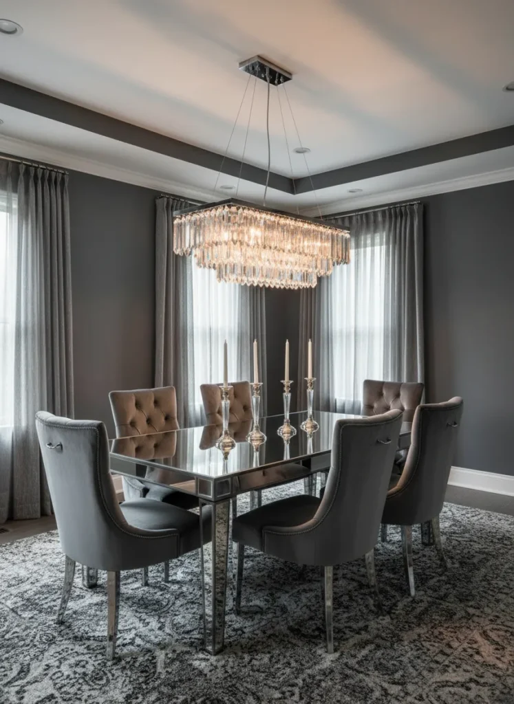 Smoky Gray with Crystal