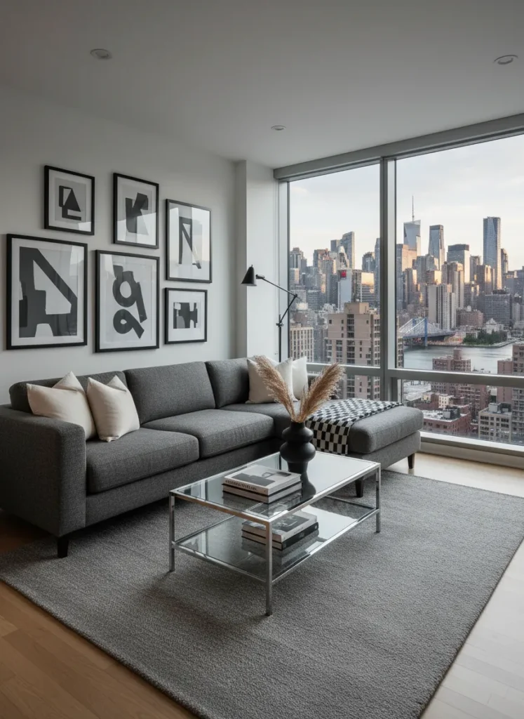 Sofa with Built-in Chaise