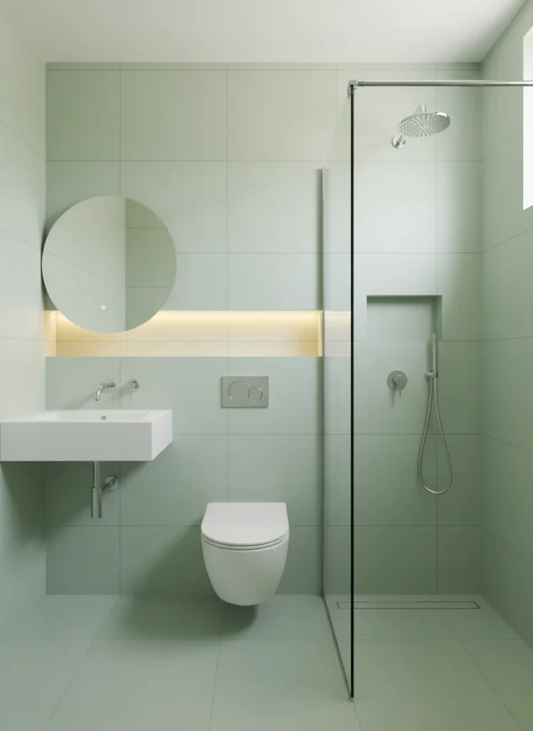 Soft Pastel Green Minimalism