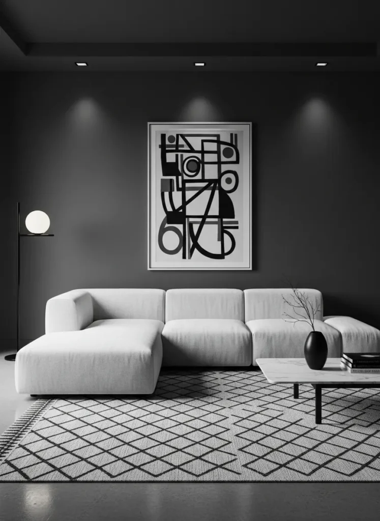 Sophisticated Black and White Contrast