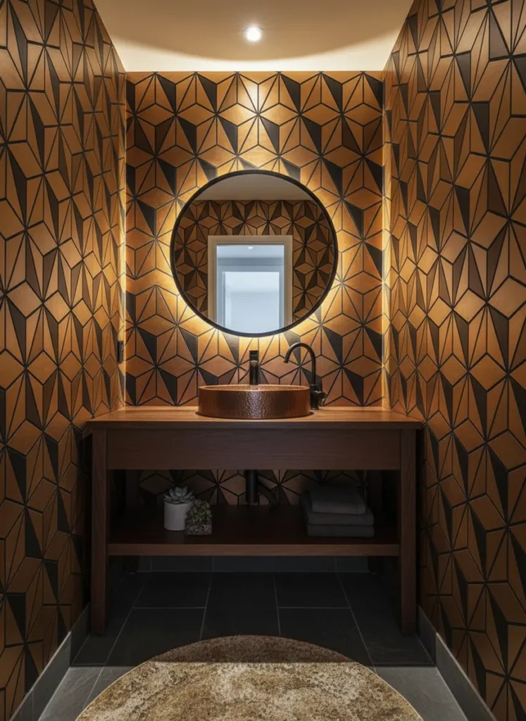 Textured Metallic Wallpaper