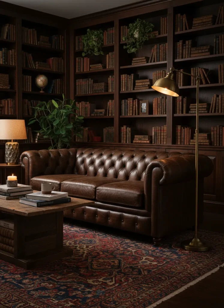 The Classic Leather Chesterfield