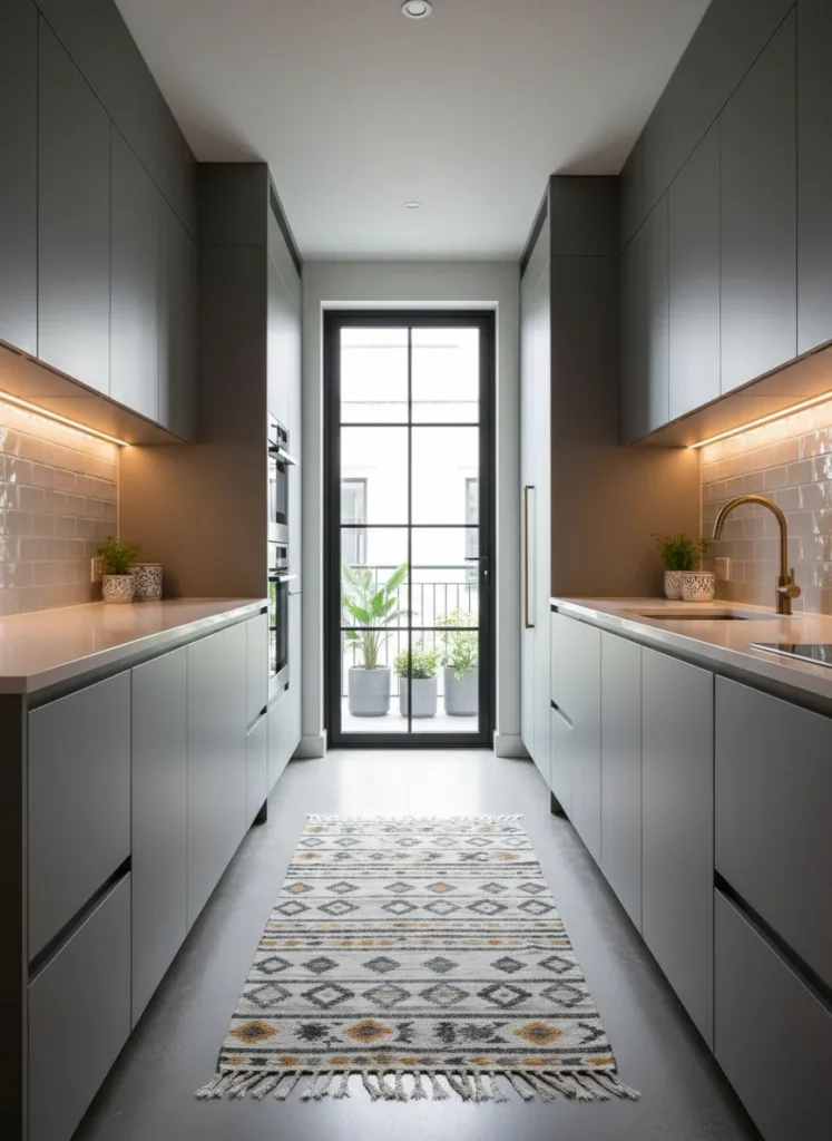 The Streamlined Galley Kitchen