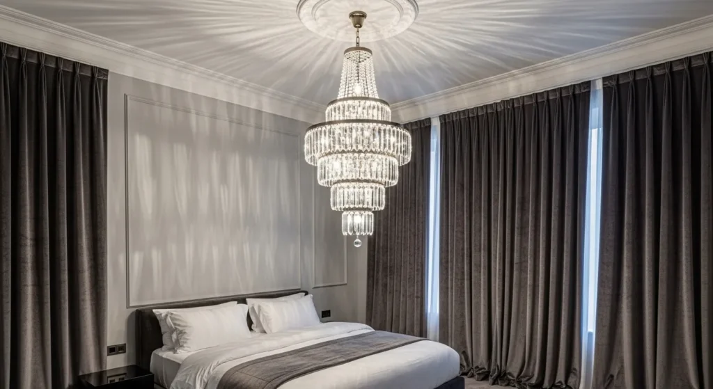 Tiered Crystal Chandelier