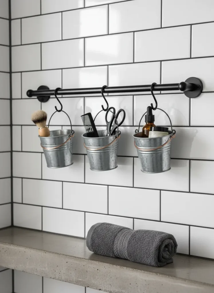 Towel Bar with S-Hooks