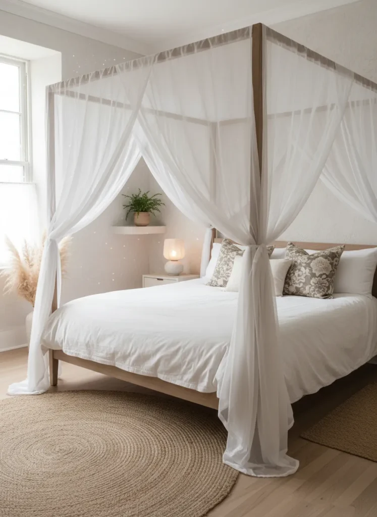 Try a Romantic Canopy Bed