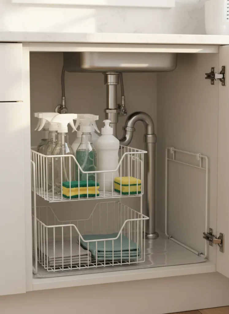 Under-Sink Sliding Organizers