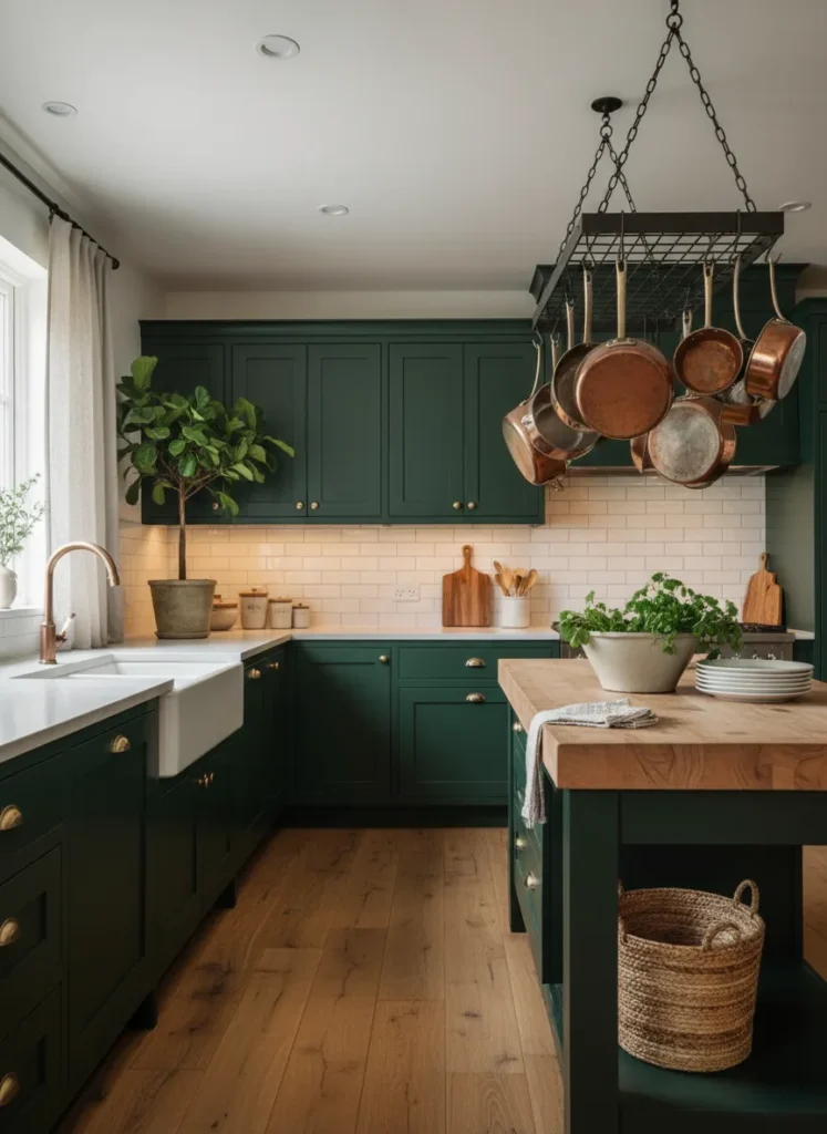 Unpolished Copper Accents