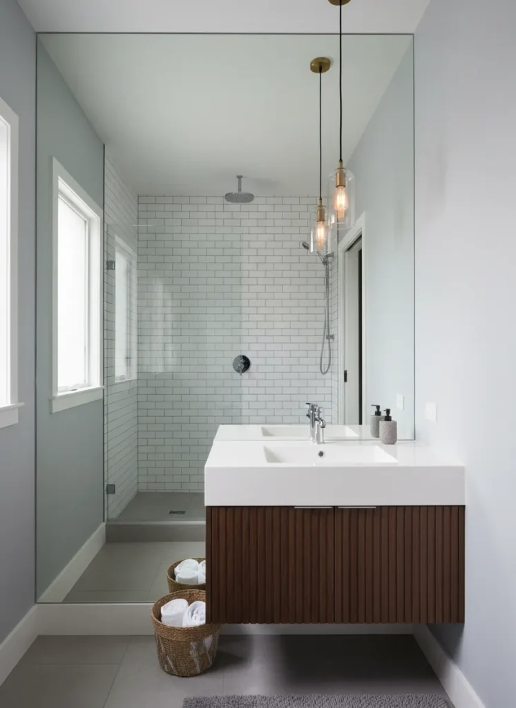 Use Wall-to-Wall Mirrors