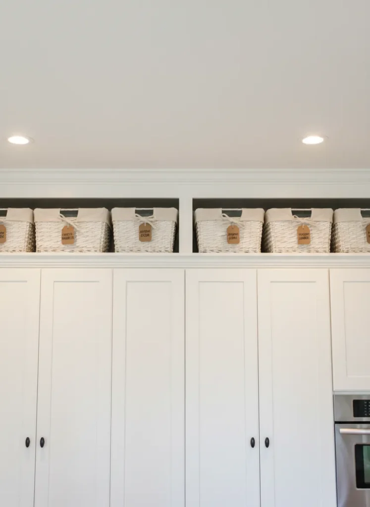 Utilize the Tops of Cabinets