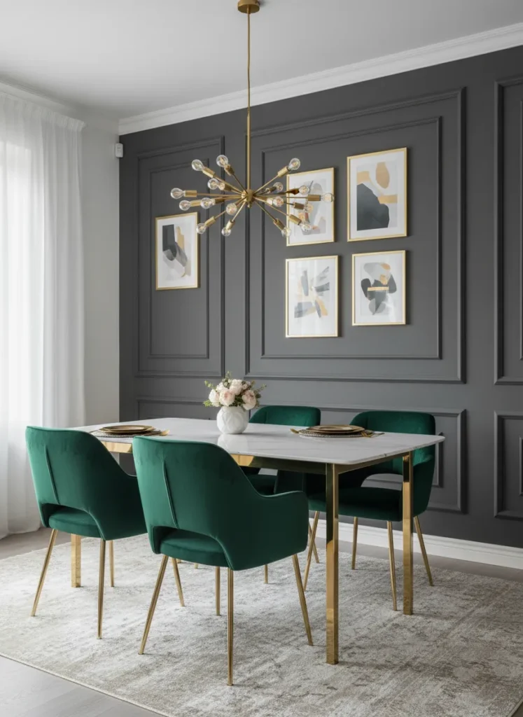 Velvet Upholstered Chairs