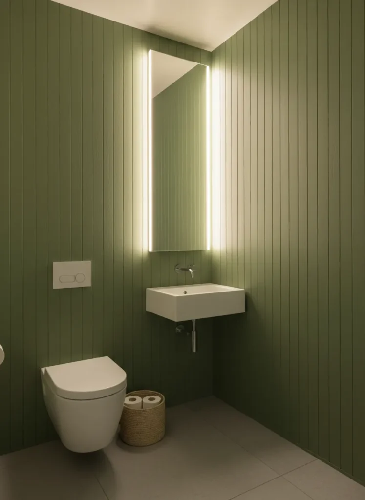 Vertical Green Paneling