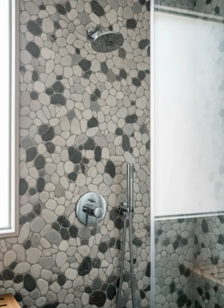 Vertical Pebble Mosaic