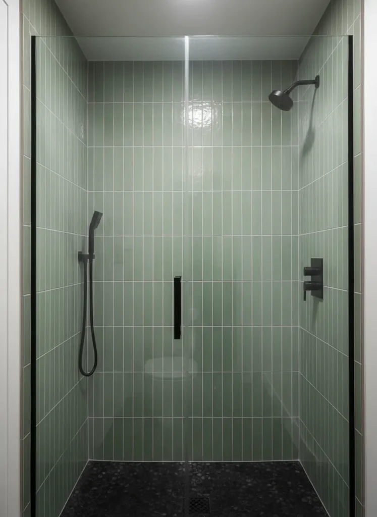 Vertical Stacked Bond Tiles