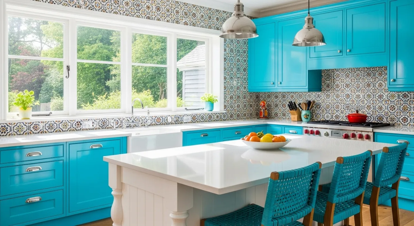 blue kitchen cabinets ideas
