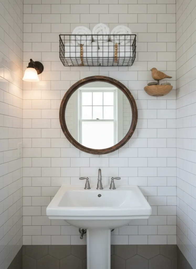 Wall-Mounted Wire Basket