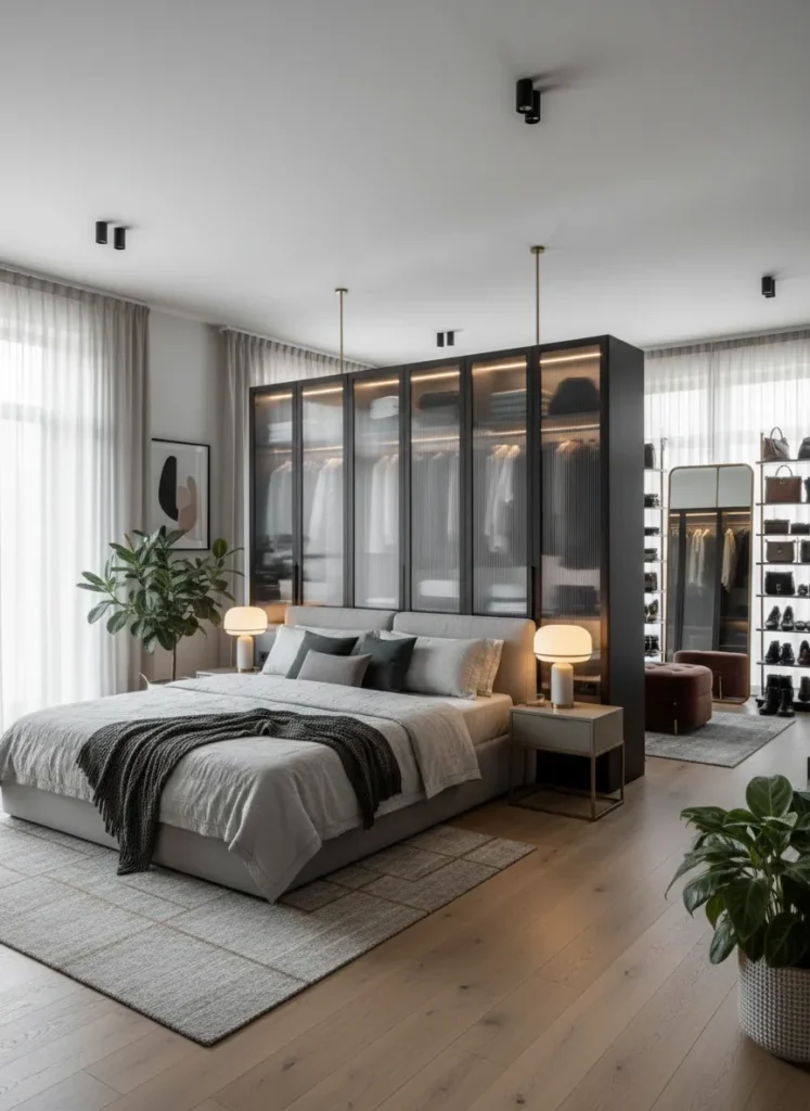 Wardrobe as a Room Divider