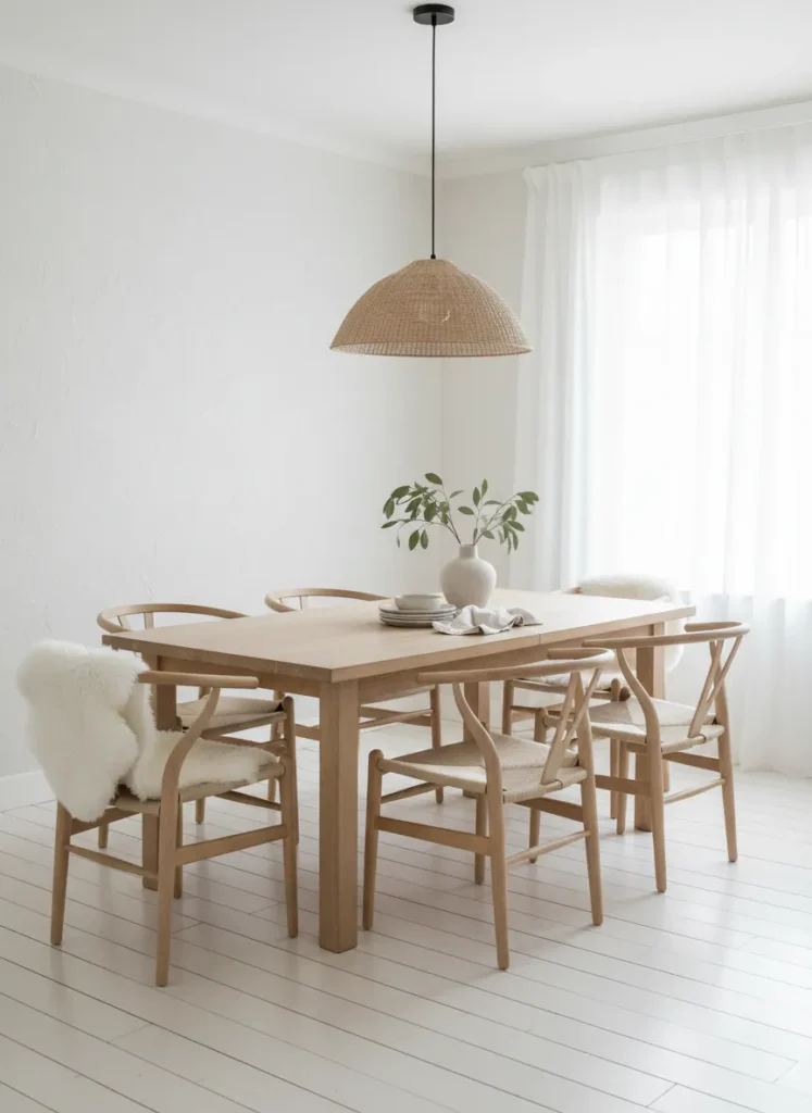 Whitewashed Scandi-Boho Fusion