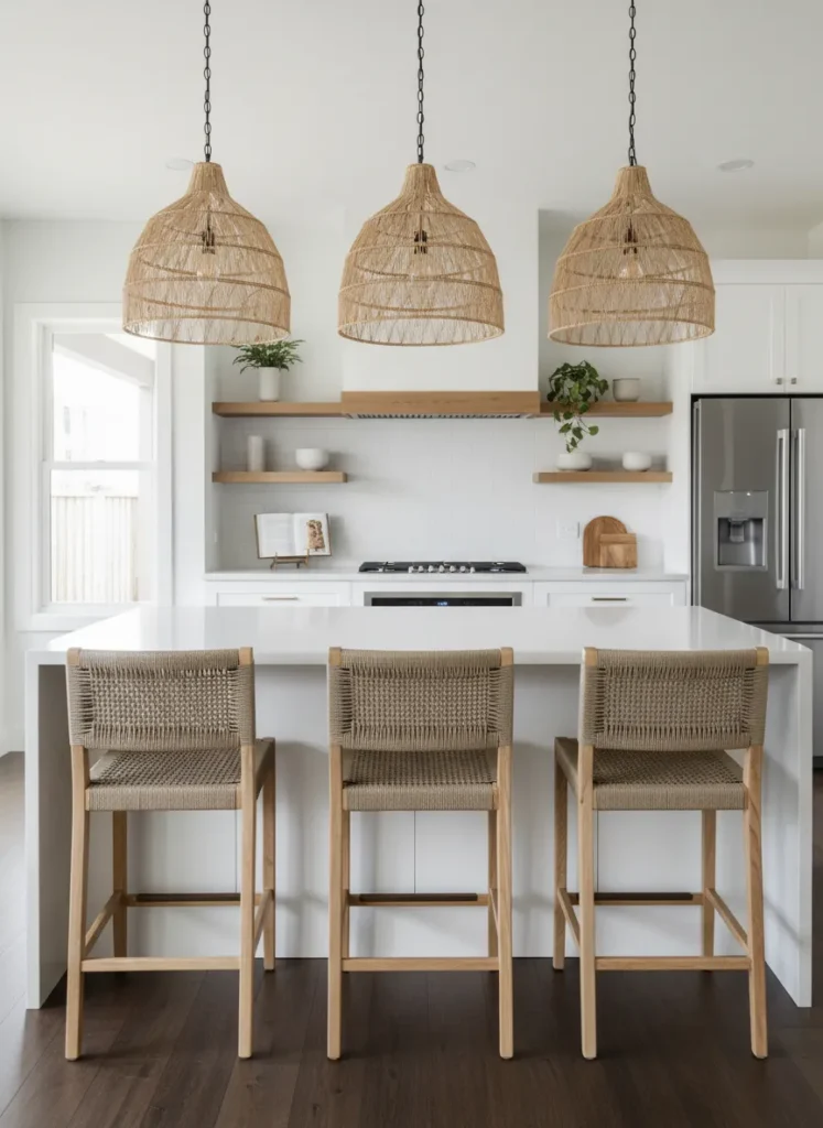 Woven Rattan Pendant Lights