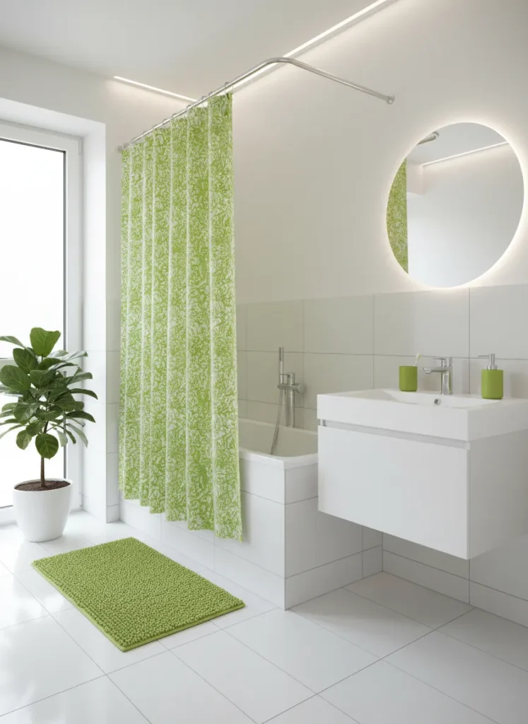 Zesty Lime Green Highlights