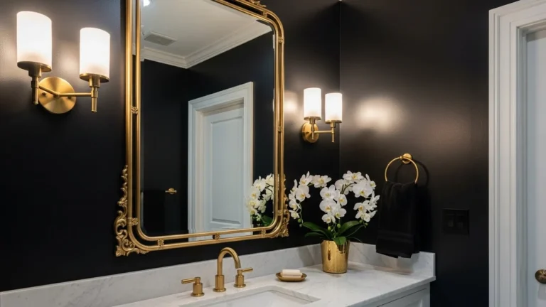 black bathroom ideas