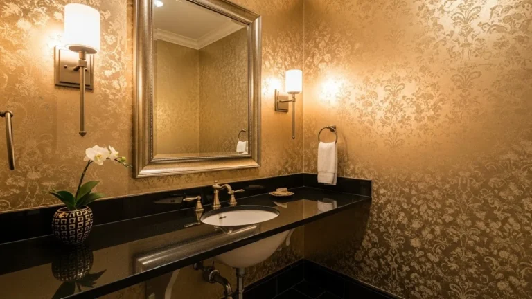 bold powder room ideas