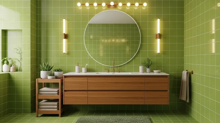 green bathroom designs