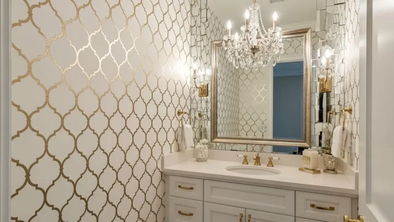 powder room wallpaper ideas