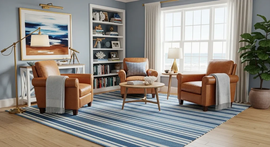 Add Subtle Nautical Stripes