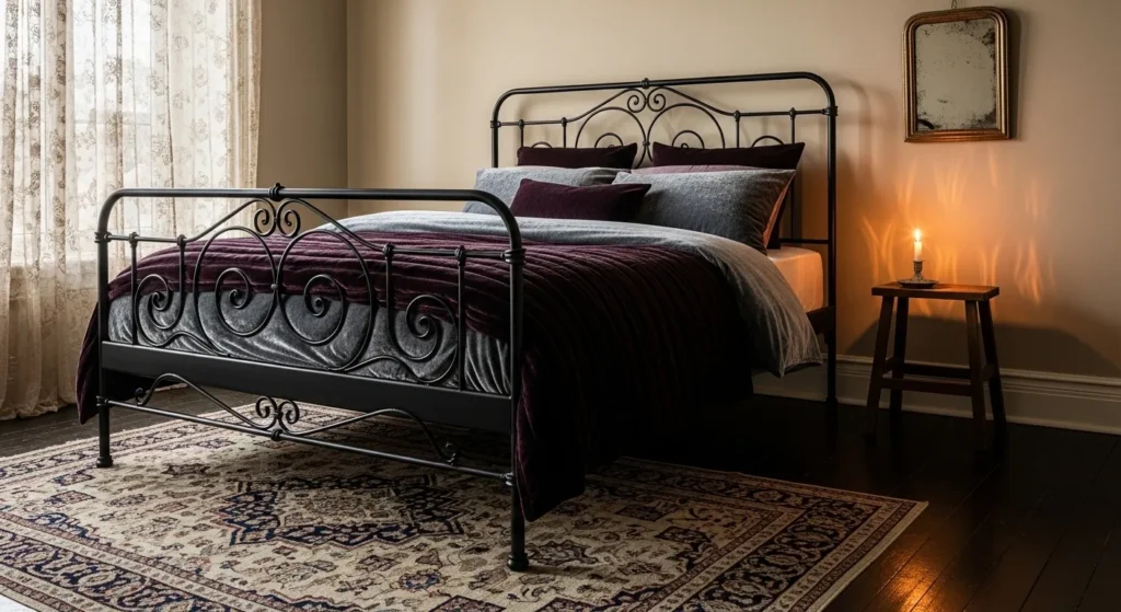 Antique Iron Bed Frame