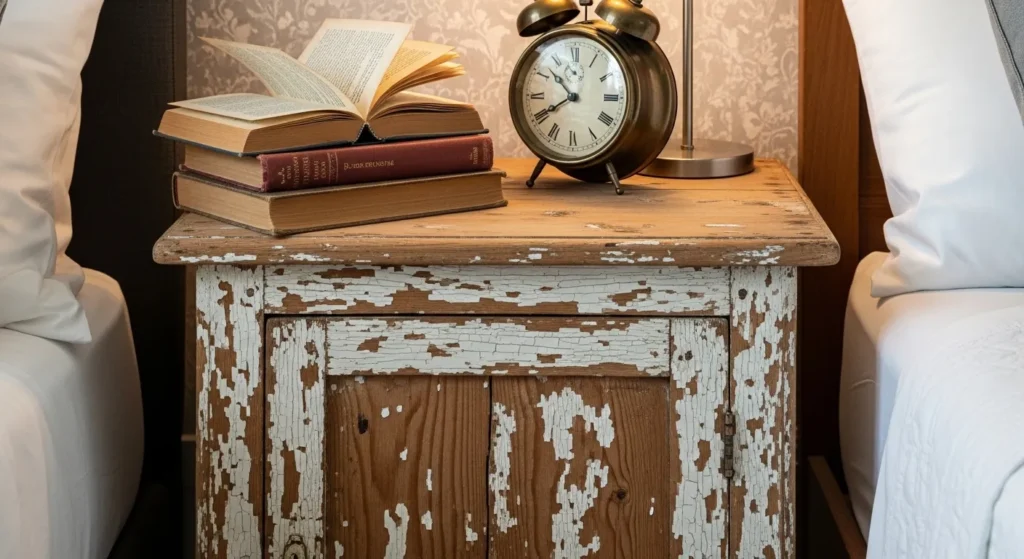Antique or Mismatched Nightstands