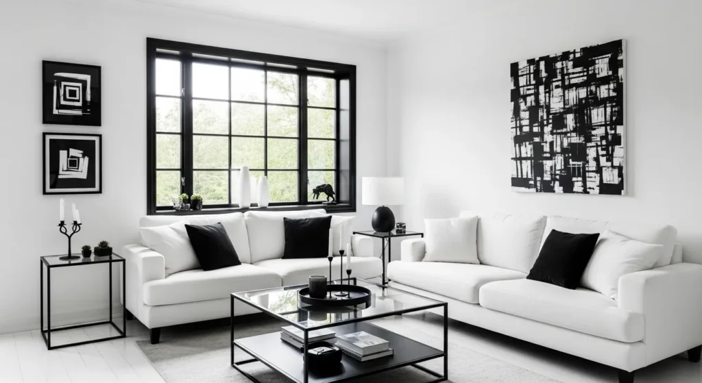 Black Accents for Contrast