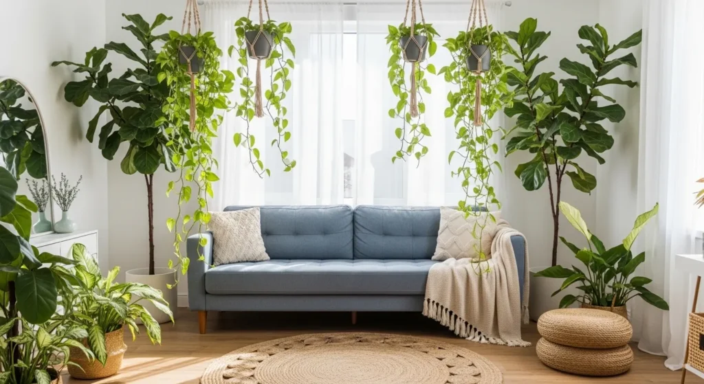 Botanical Oasis with Indoor Plants