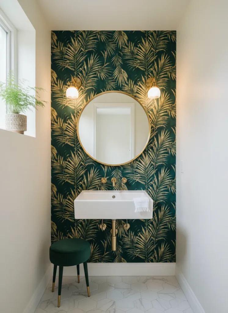 Botanical Wallpaper Accents