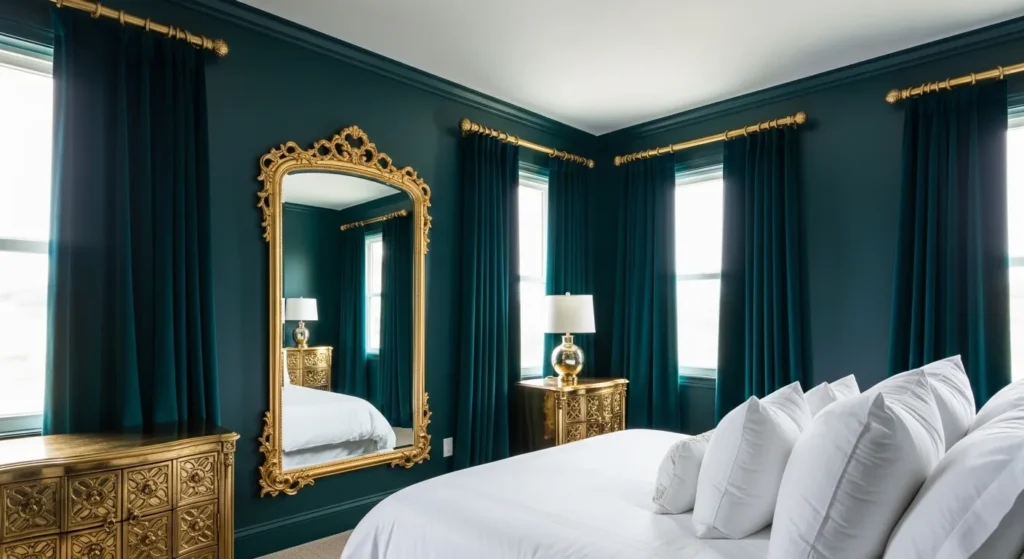 Brass and Gold Accents