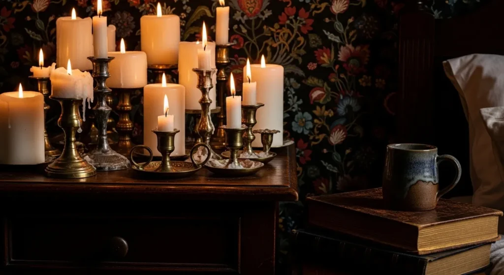 Candlelit Bedside Tables
