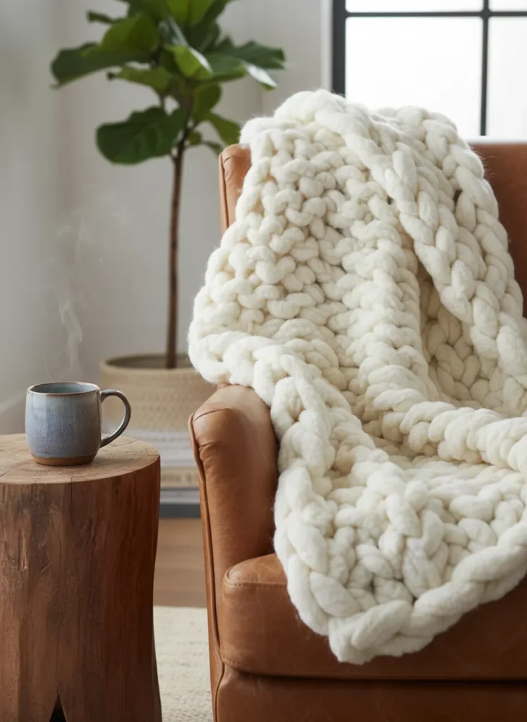 Chunky Wool Throws