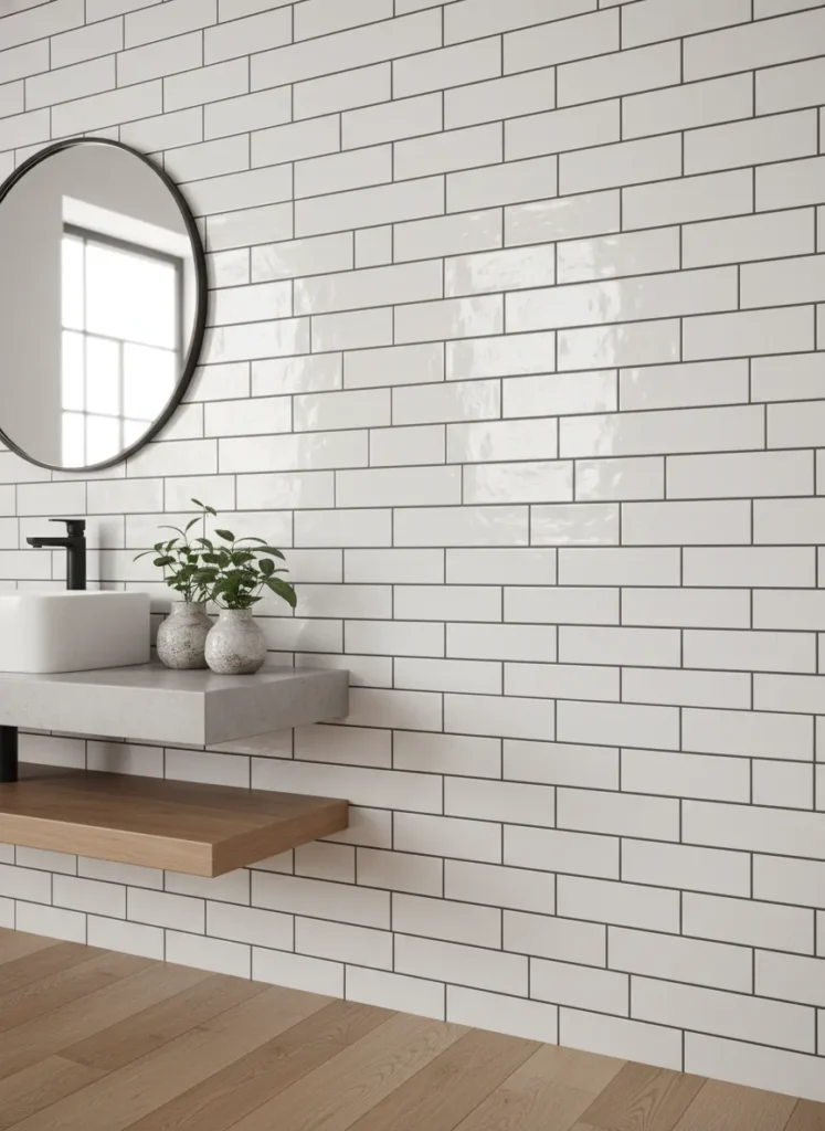 Contrasting Grout Lines