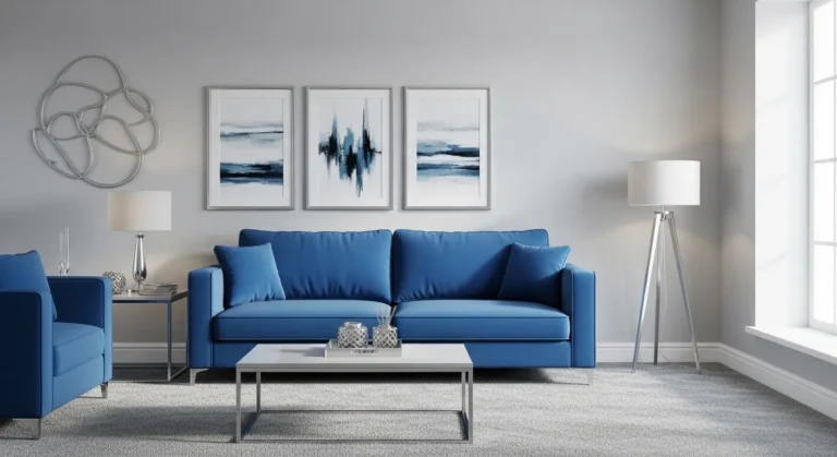 Blue Couch Living Room Ideas