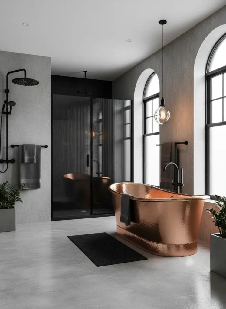 Copper and Matte Black