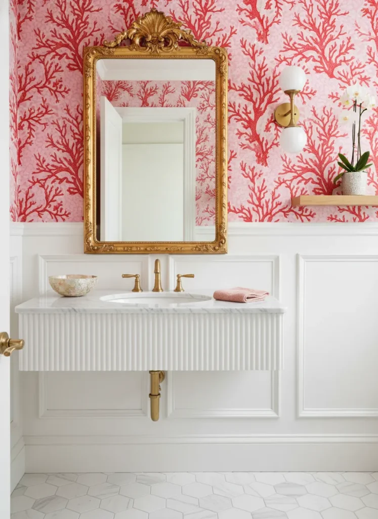 Coral Pattern Wallpaper