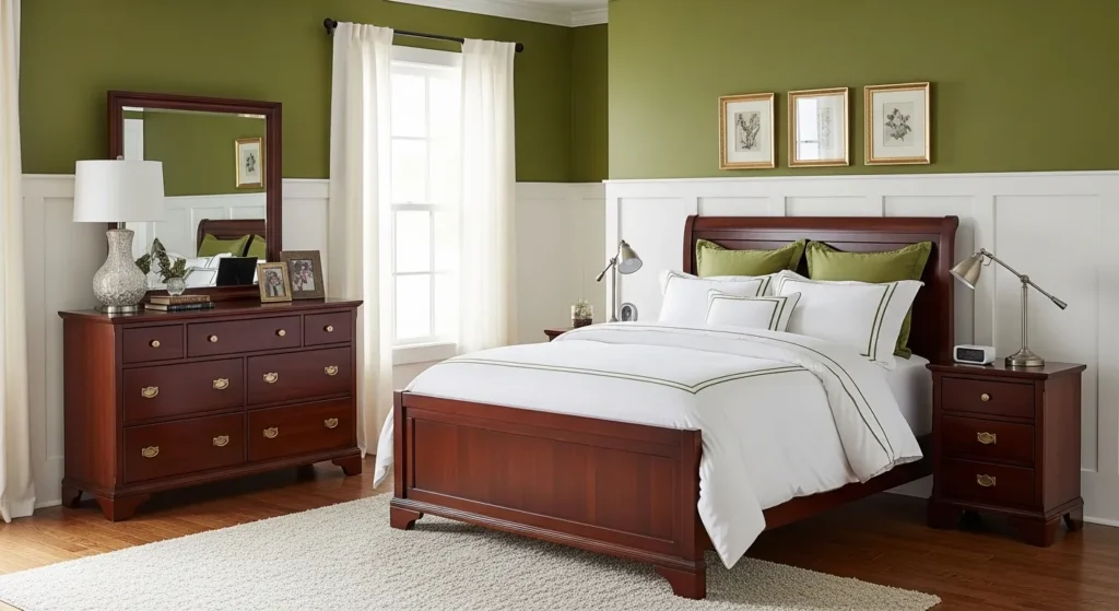 Crisp White Wainscoting