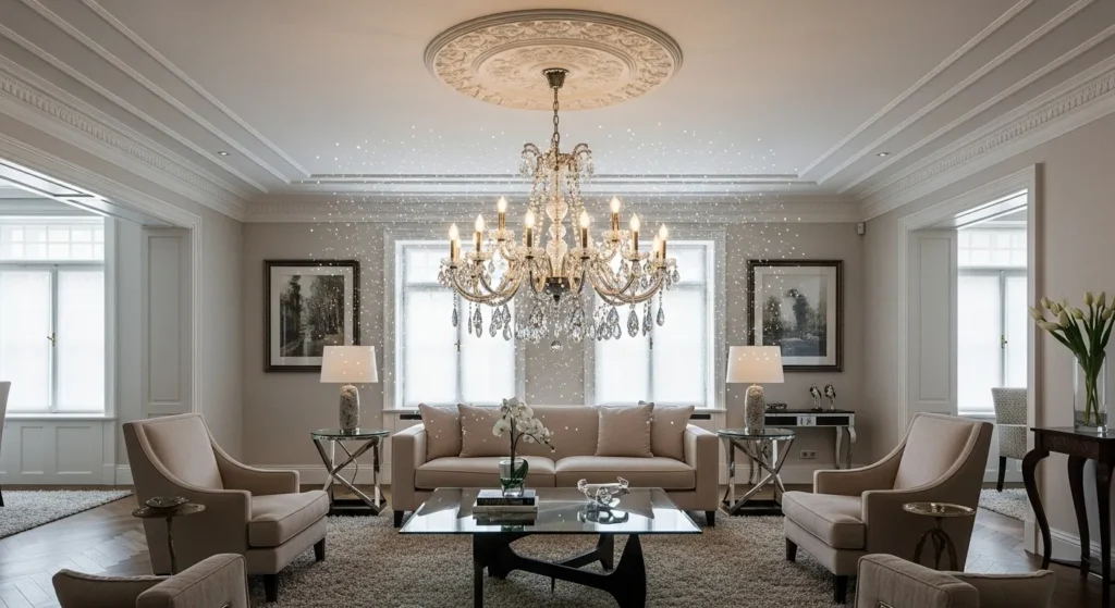 Crystal Chandelier Centerpiece