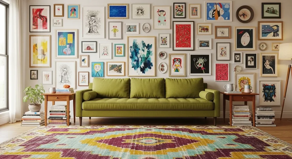 Curate an Eclectic Gallery Wall