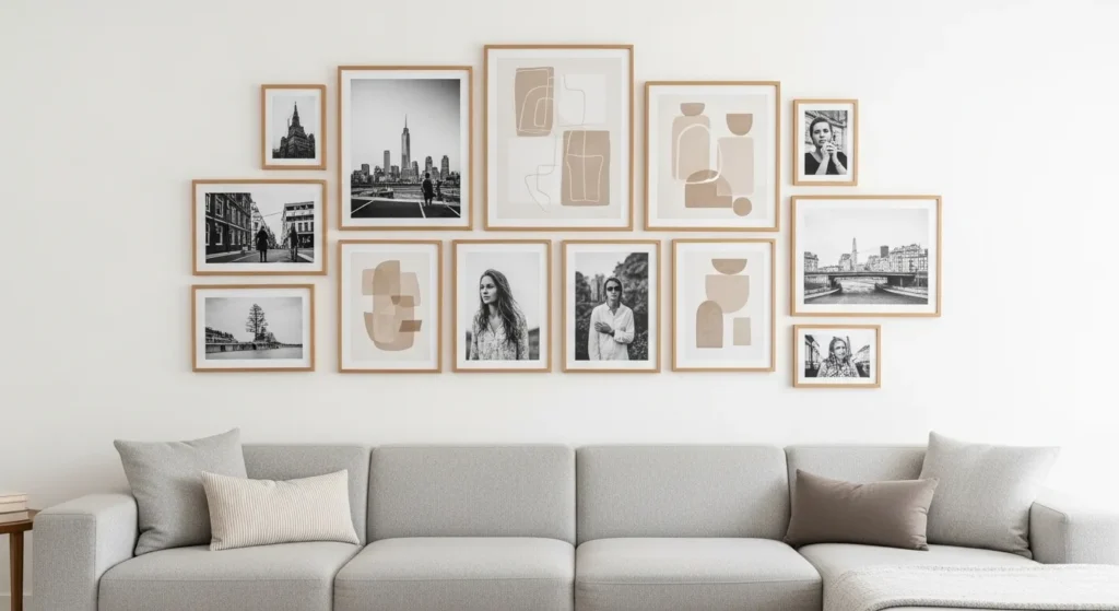 Curating a Neutral Gallery Wall